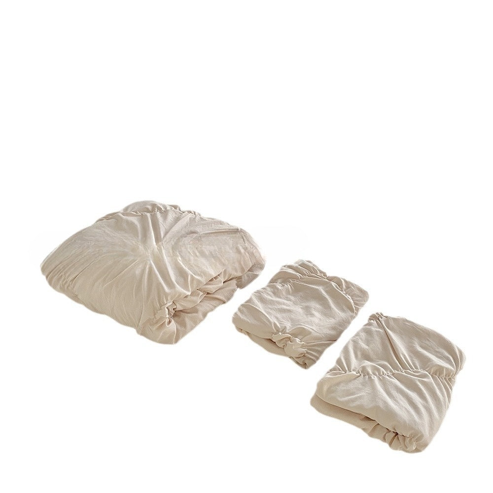 3D distressed button flower 3-piece set