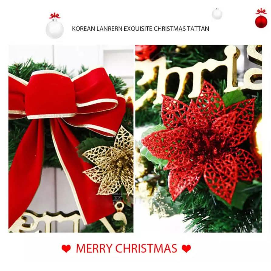 Christmas Wreath Door Wall Ornament