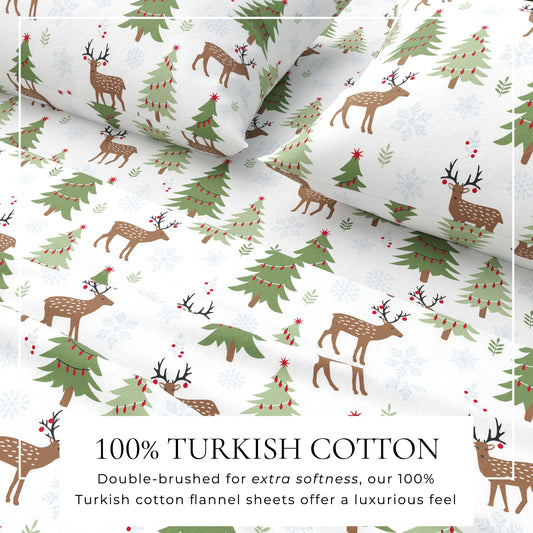 100% Turkish Cotton Flannel Sheet Sets