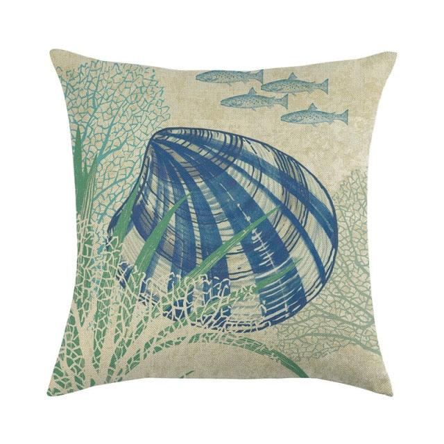 Marine Sea Life Pillow Covers / Cases