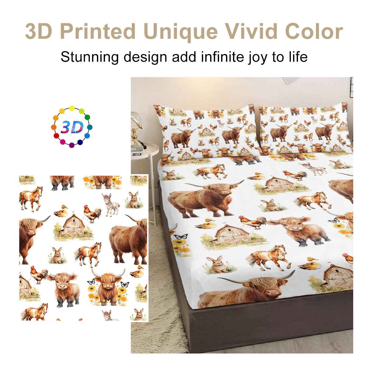 Bed Sheet And Two Pillowcases Bedding For All Seasons Use