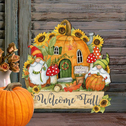 Fall Decor Harvest Welcome Sign