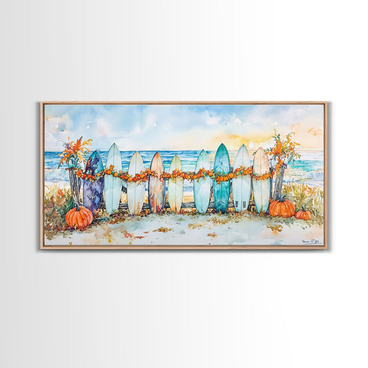 Autumn Coastal Wall Art