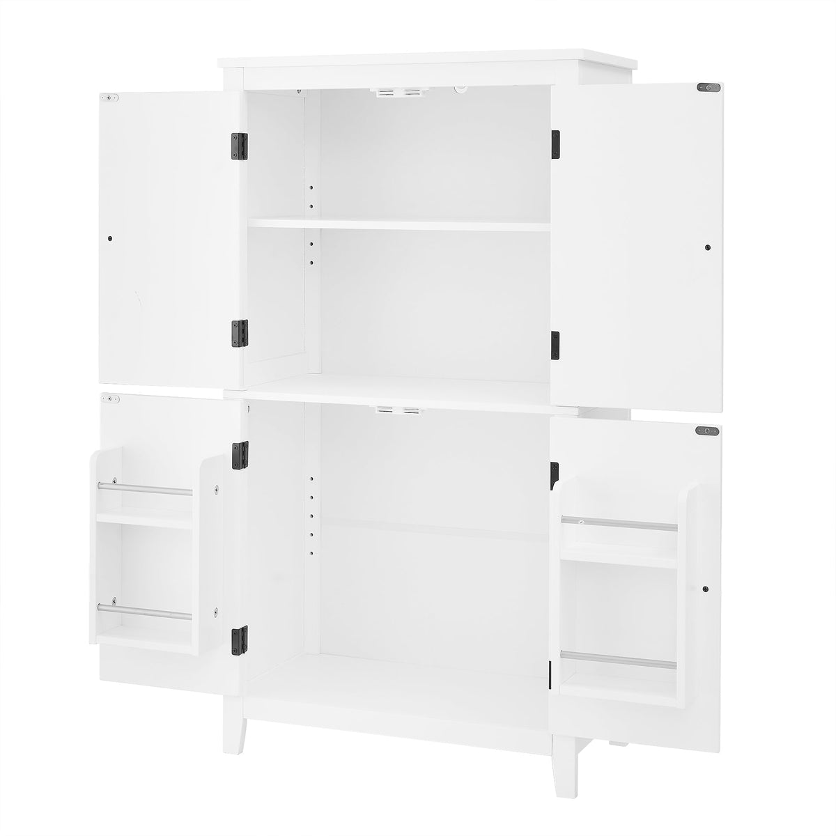 Bathroom floor storage cabinet