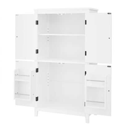 Bathroom floor storage cabinet