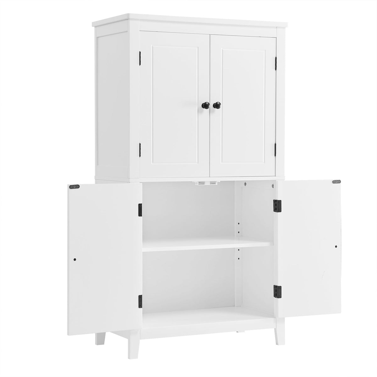 Bathroom floor storage cabinet