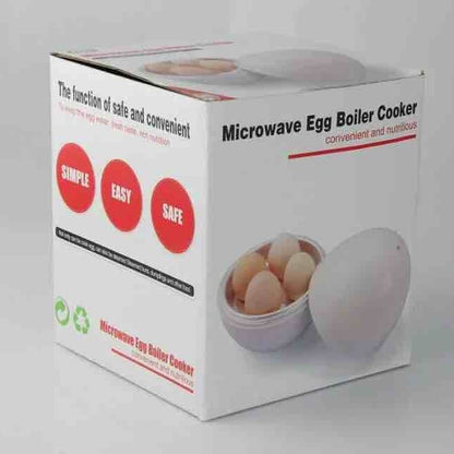 Microwave Egg Steamer Boiler Cooker Easy Quick 5 Minutes Hard Or Soft Boiled