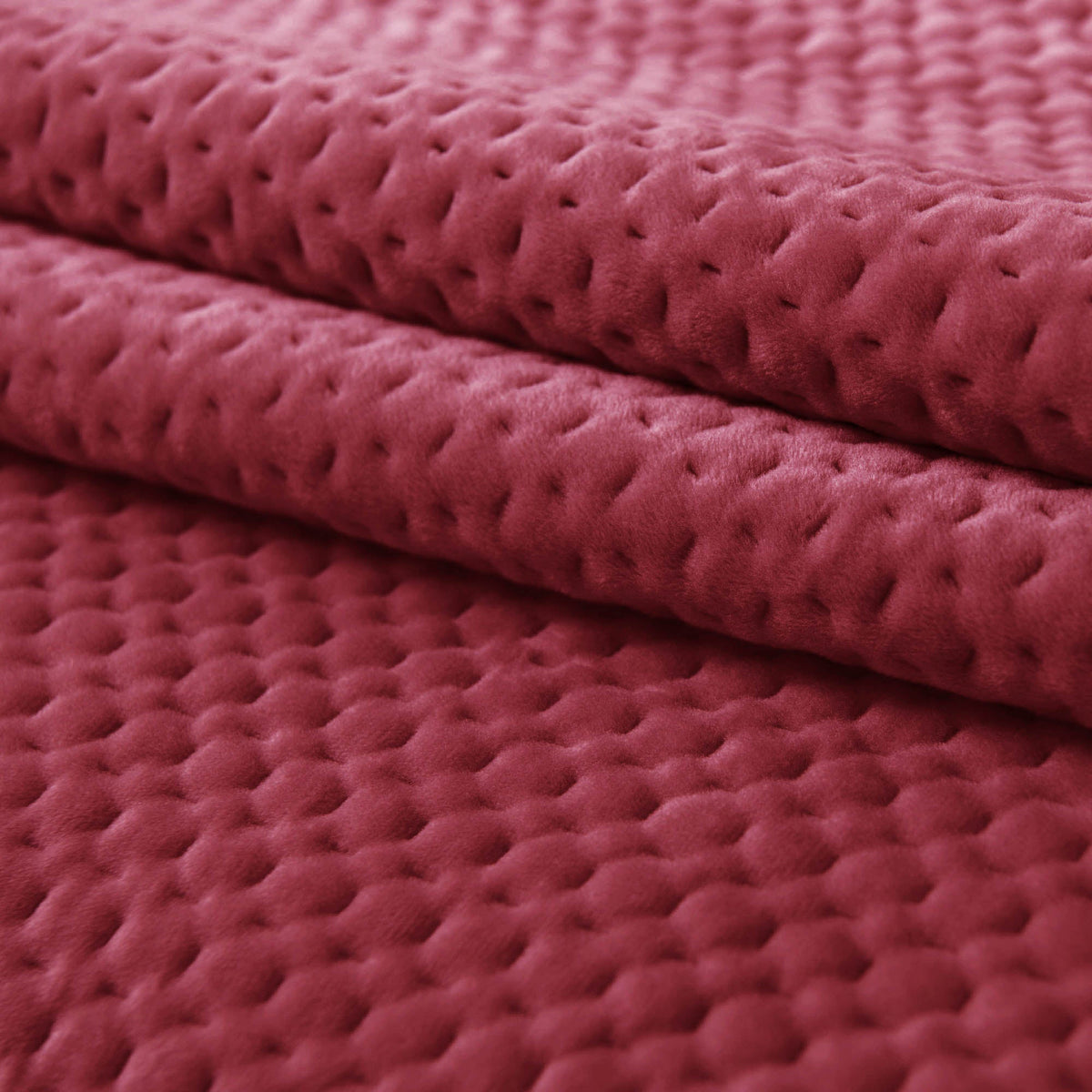 Lightweight Velvet Bedspread Set Queen/King