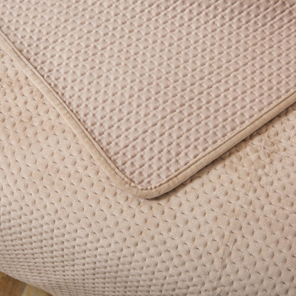 Lightweight Velvet Bedspread Set Queen/King