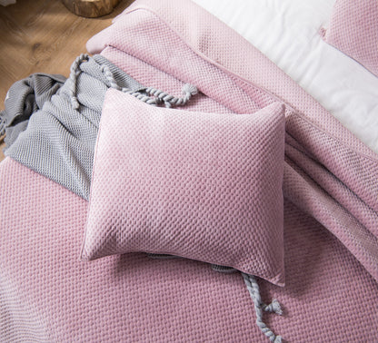 Lightweight Velvet Bedspread Set Queen/King
