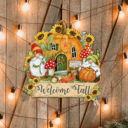 Fall Decor Harvest Welcome Sign