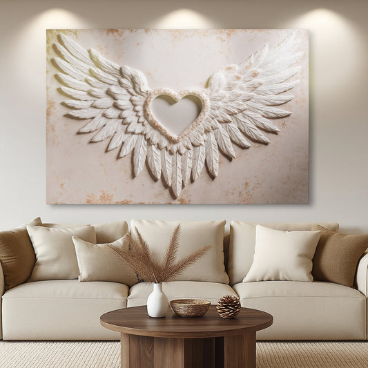 Wings of Love Abstract Wall Art