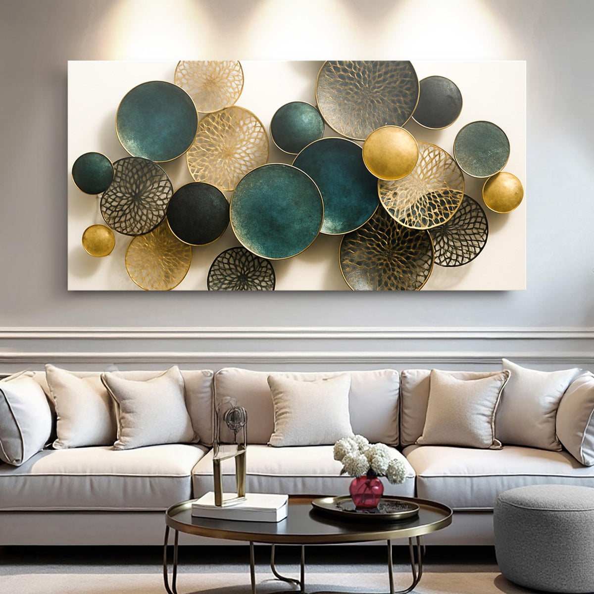 Lotus Leaf Abstract Art