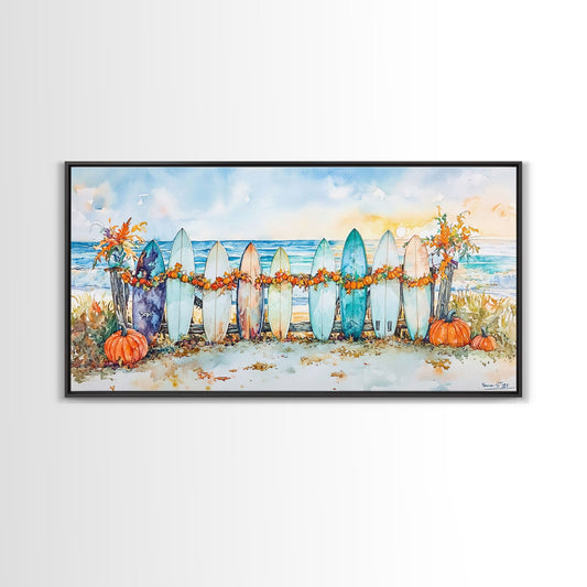 Autumn Coastal Wall Art