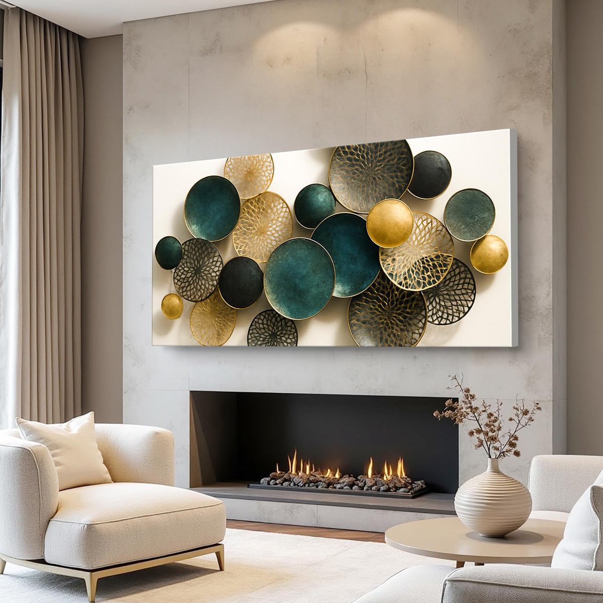 Lotus Leaf Abstract Art