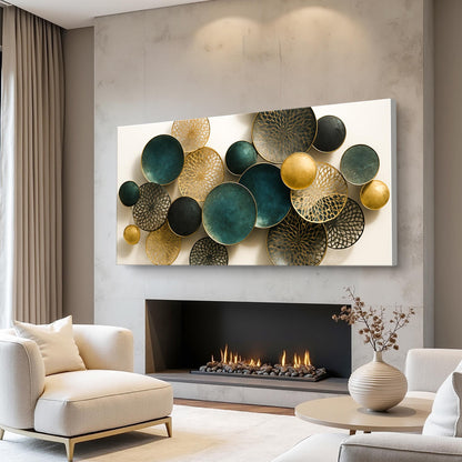 Lotus Leaf Abstract Art