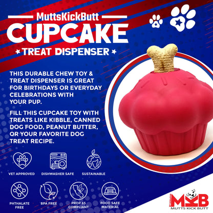 Durable Rubber Chew Toy & Treat Dispenser
