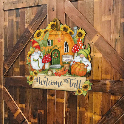 Fall Decor Harvest Welcome Sign