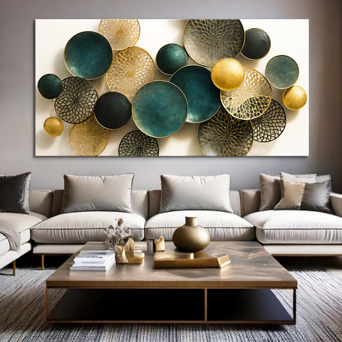 Lotus Leaf Abstract Art