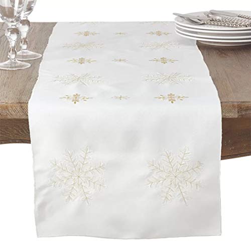 Snowflake Holiday Table Runner