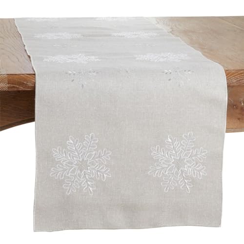 Snowflake Holiday Table Runner