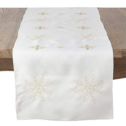 Snowflake Holiday Table Runner
