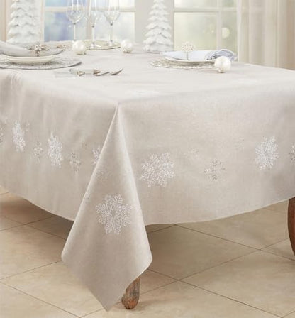 Snowflake Holiday Table Runner