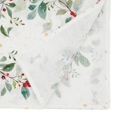 Red Berry Wreath Table Runner 16" W x 72" L