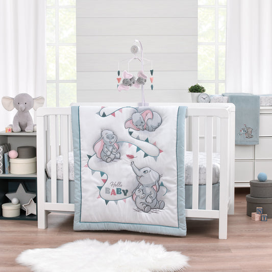 3 Piece Nursery Crib Bedding Set