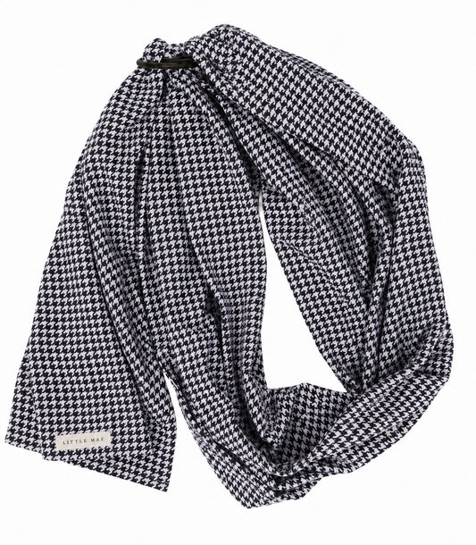 Black White Houndstooth Sling Carrier