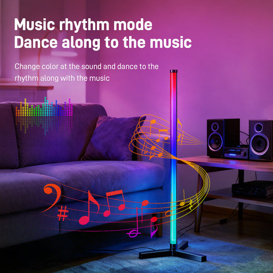 Remote control, Standing Corner Changing Ambience Light, for Living Bedroom Room Gaming Room