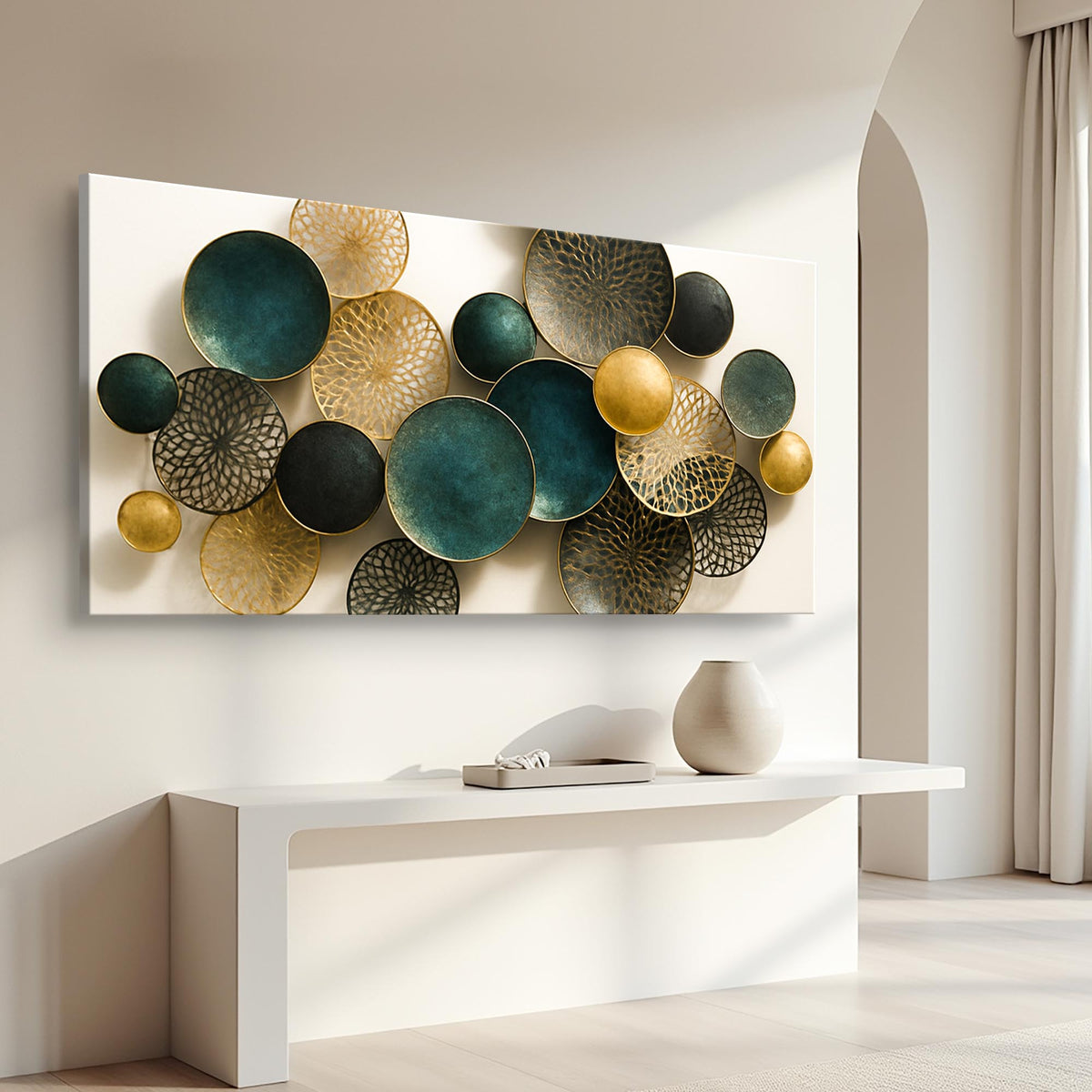 Lotus Leaf Abstract Art