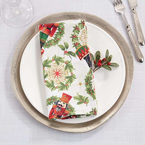 Nutcracker Holiday Tablecloth 65" W X 84"