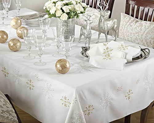Snowflake Holiday Table Runner