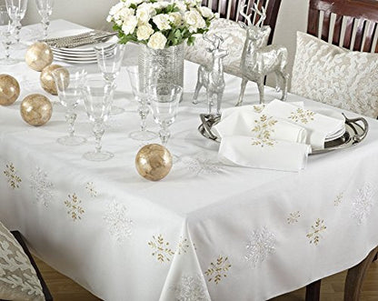 Snowflake Holiday Table Runner