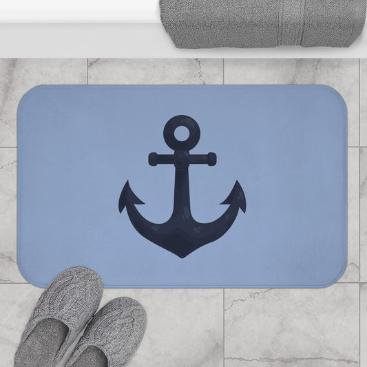 Nautical Anchor Bath Mat