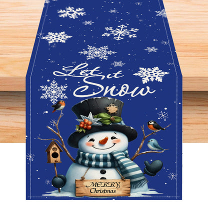 Snowman Table Runner