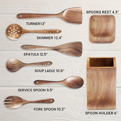Kitchen Cooking Utensil Set for Nonstick Pans and Cookware