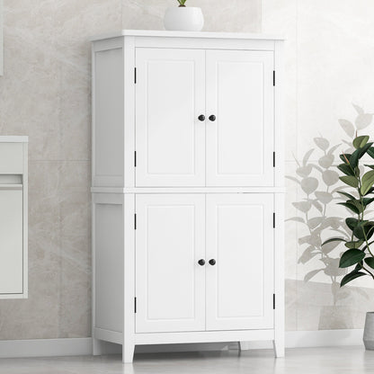 Bathroom floor storage cabinet