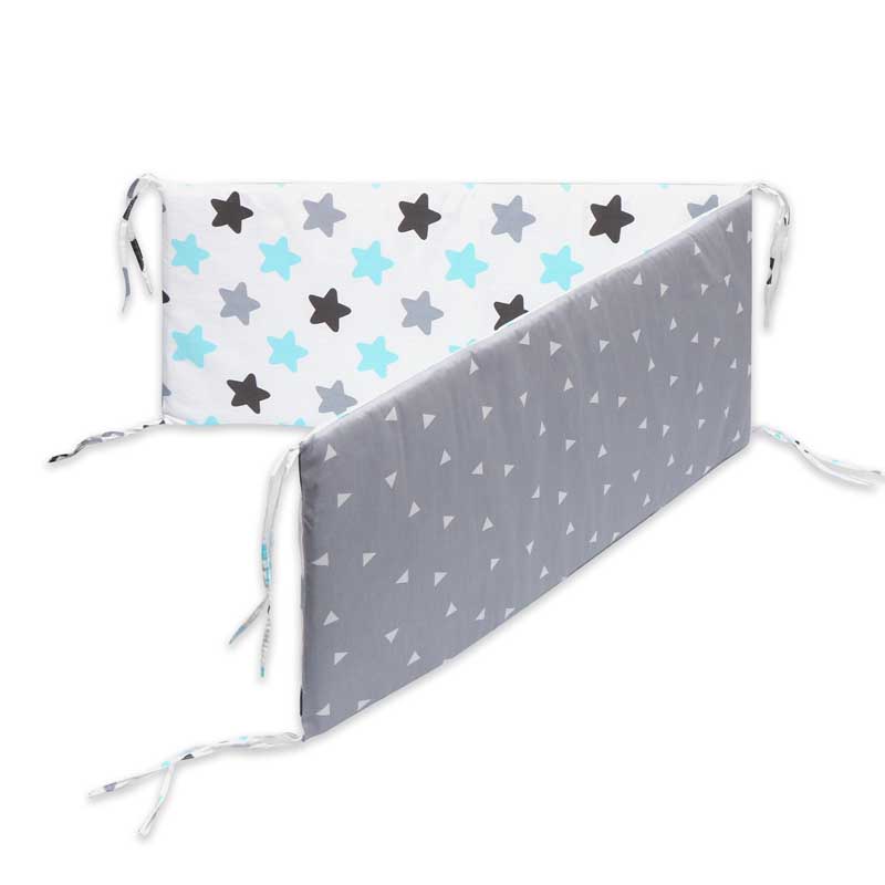 Baby Bed Bumper Double-faced Detachable