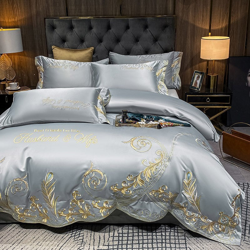 Ice Silk Quilt Bed Sheet Set