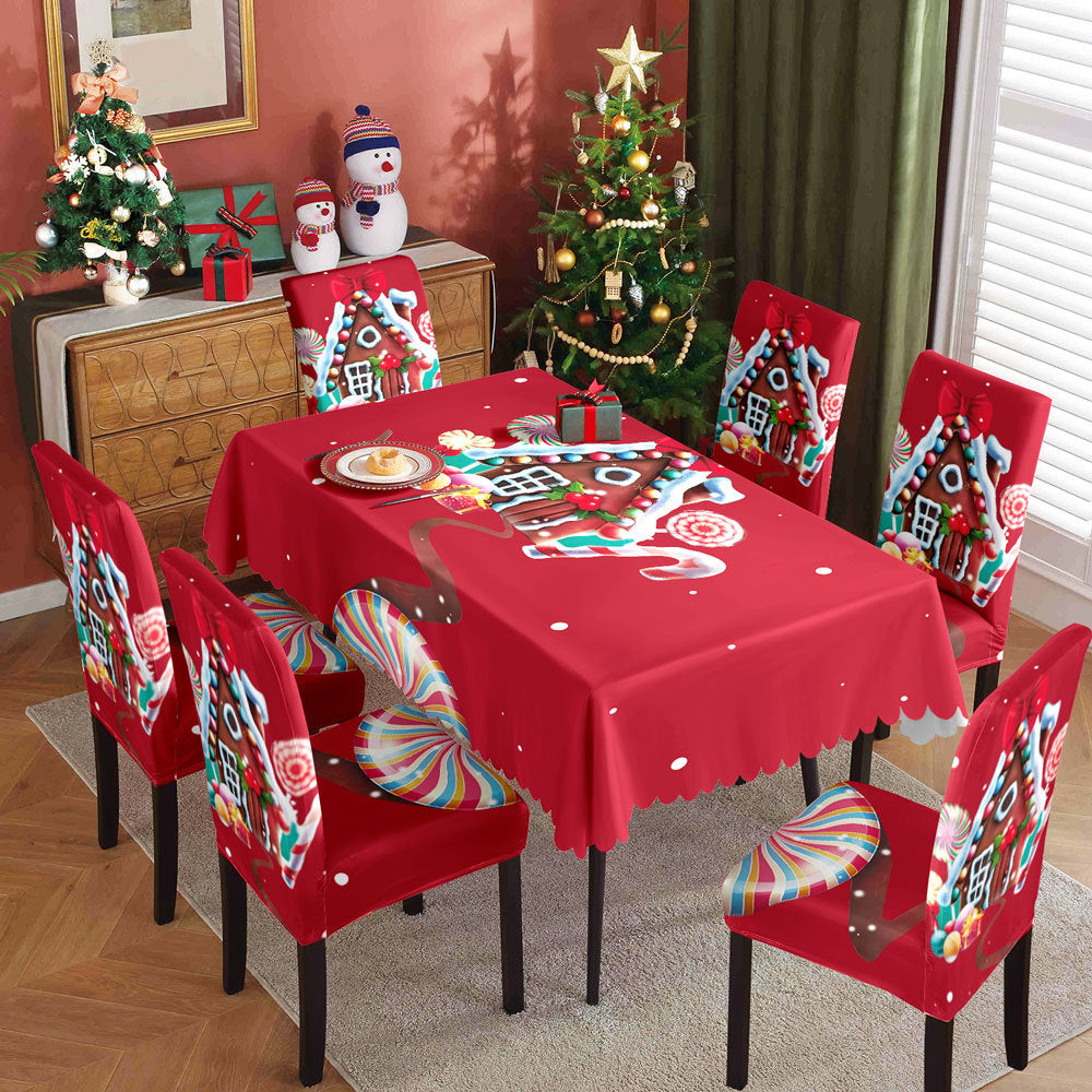 Christmas printed tablecloth
