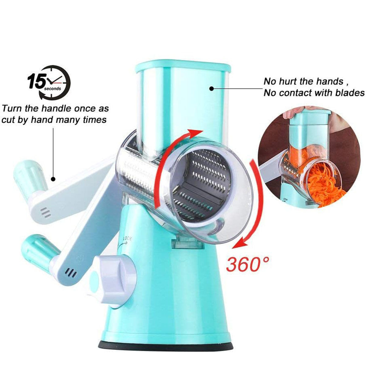 Multifunctional Round Mandoline