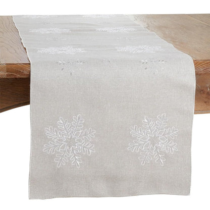 Snowflake Holiday Table Runner