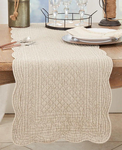 s Quilted Table Runner 16" W x 72" L - 100% Cotton Woven