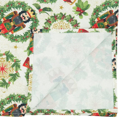 Nutcracker Holiday Tablecloth 65" W X 84"