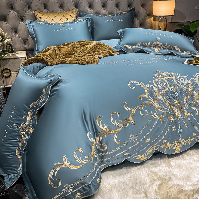 Ice Silk Quilt Bed Sheet Set