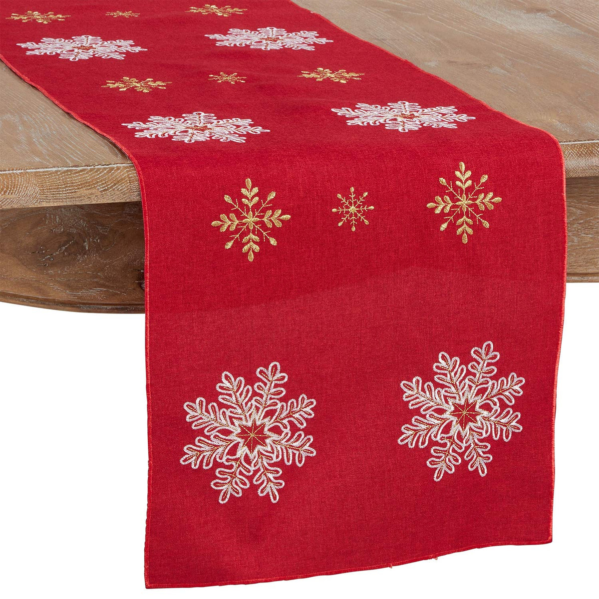 Snowflake Holiday Table Runner