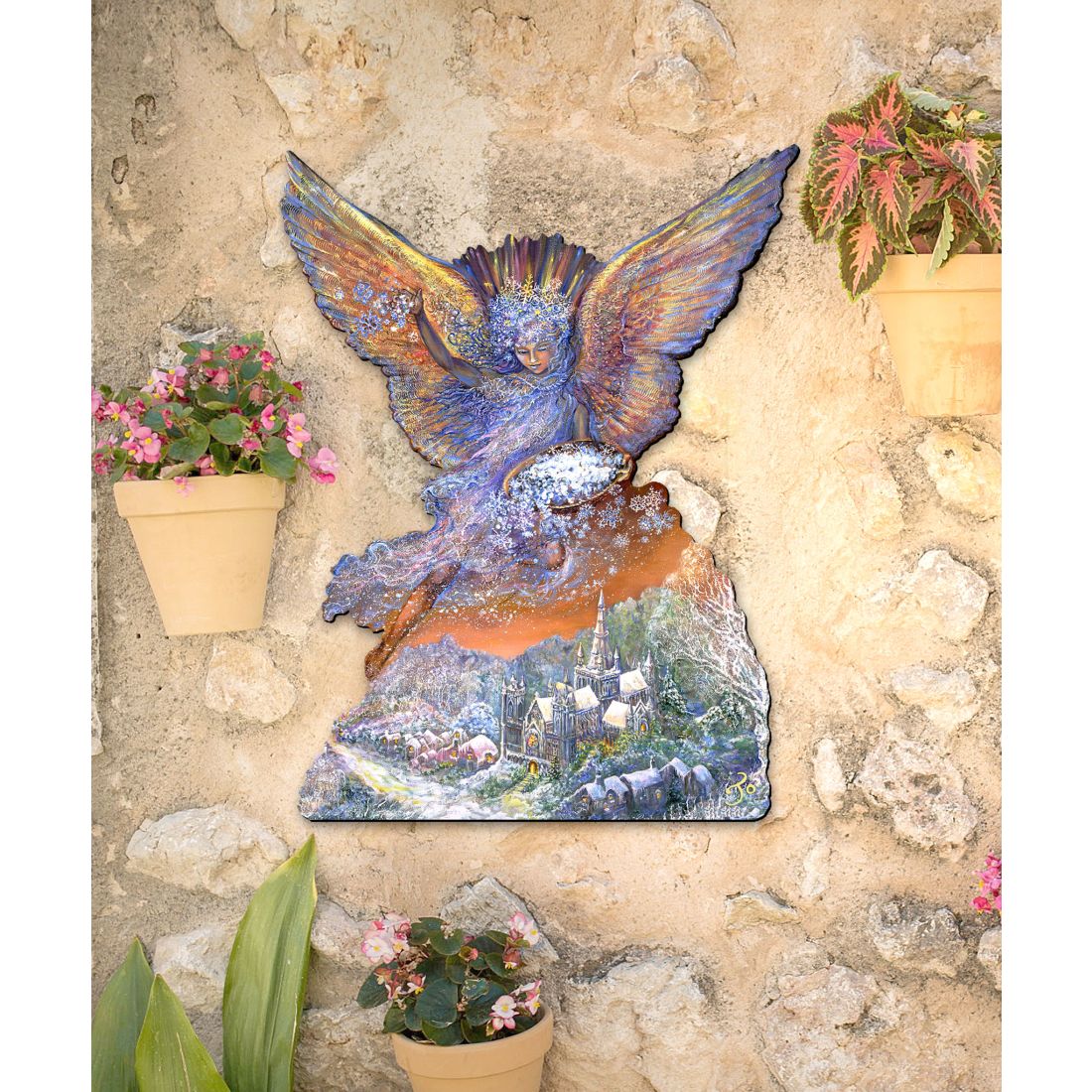 Snow Angel Holiday Door Decor