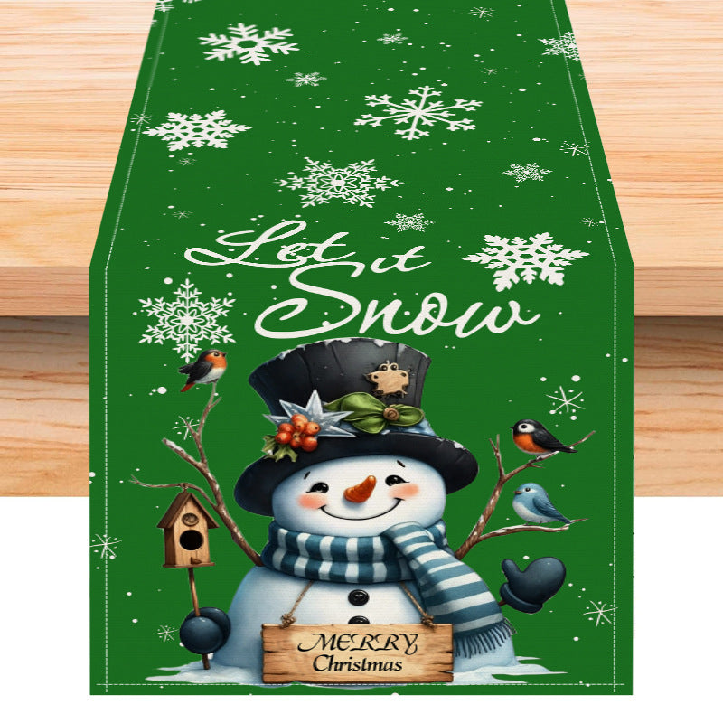 Snowman Table Runner